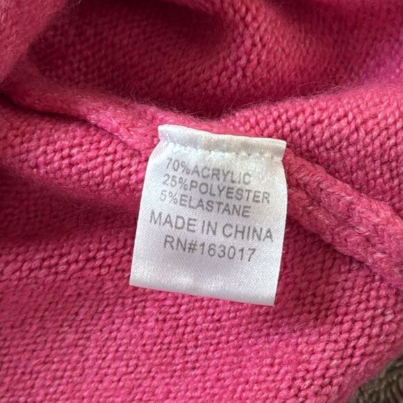 Princess Polly hot pink sweater mini dress.  Size XS/S. - Picture 5 of 6